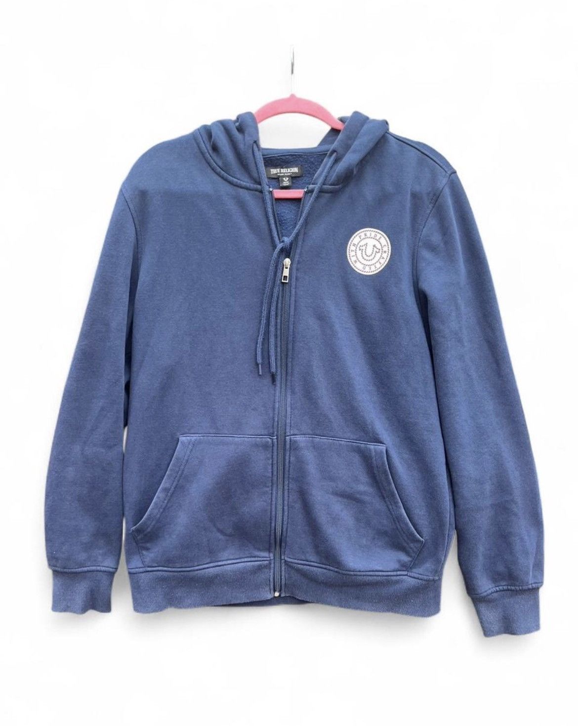 True Religion Navy Blue Y2K True Religion Zip Up Hoodie Size US M / EU 48-50 / 2 - 5 Thumbnail