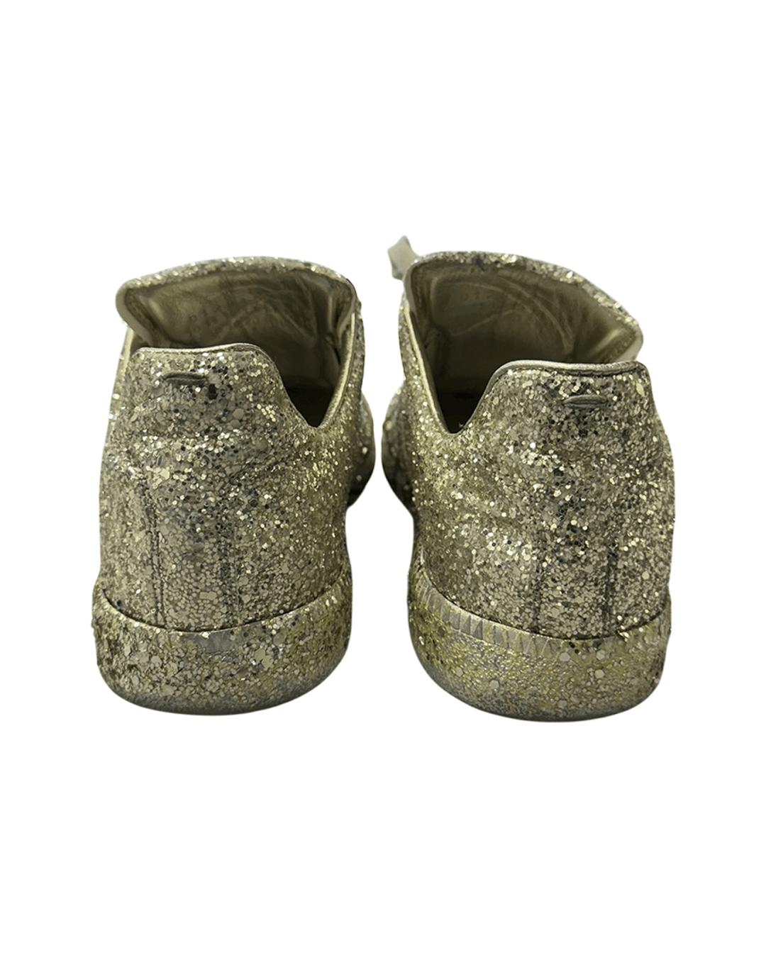 Maison Margiela Maison Margiela SS18 No.22 Silver Glitter Sneakers Size US 7 / IT 37 - 5 Thumbnail