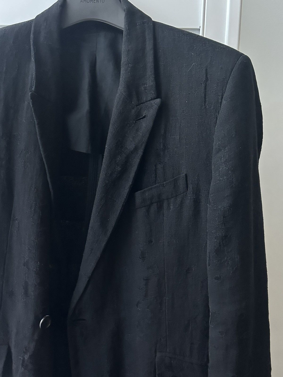 Ann Demeulemeester Ann demeulemeester ss17 linen damaged processed coat Size US L / EU 52-54 / 3 - 3 Thumbnail
