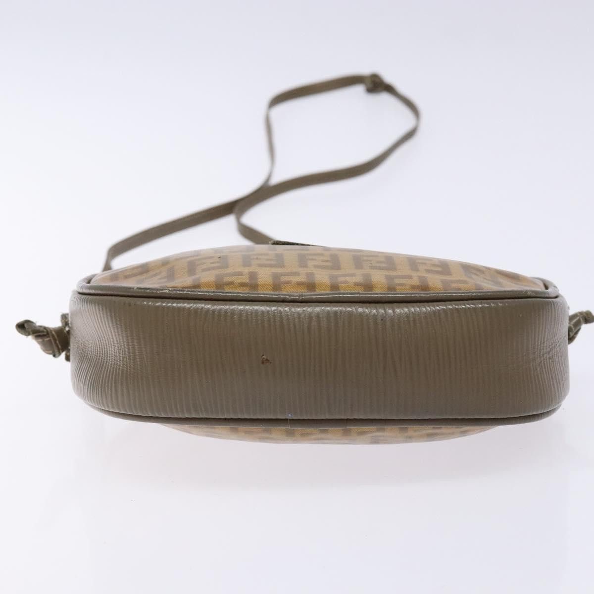 Fendi FENDI Zucchino Canvas Shoulder Bag Pvc Brown Size ONE SIZE - 9 Thumbnail