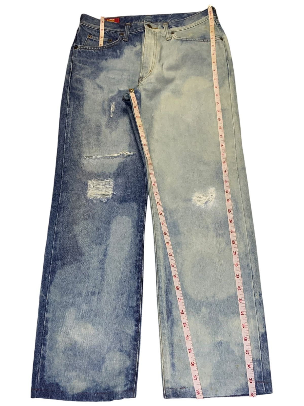 Edwin SALES🔥Vintage Edwin Acid Wash Hybrid Style Loose Jeans Size US 31 - 13 Thumbnail