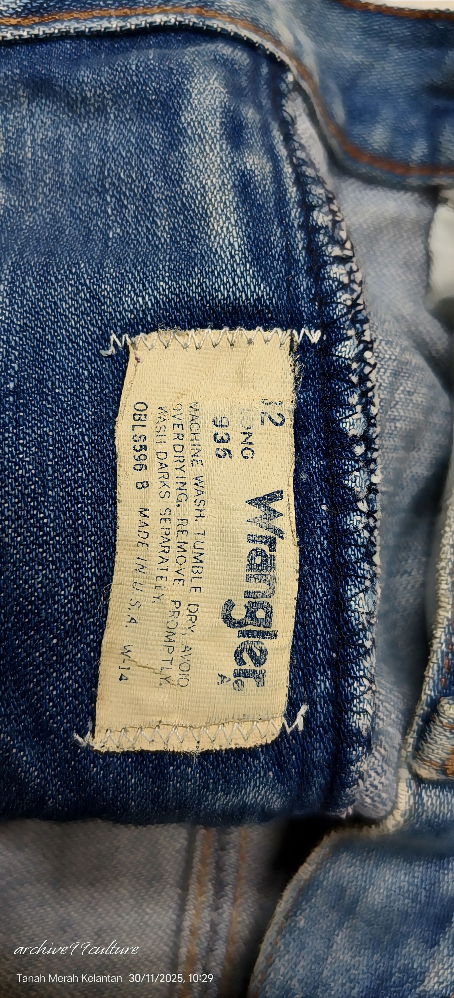 Wrangler Vintage 60's 70's IDEAL zipper triple stitch flare jeans Size US 32 / EU 48 - 5 Thumbnail