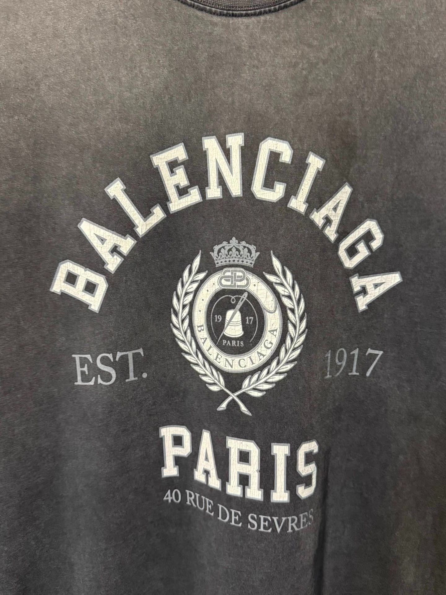 Balenciaga Balenciaga Wheat Ear 1917 Logo short-sleeve T-shirt Ｑ20 Size US S / EU 44-46 / 1 - 2 Thumbnail