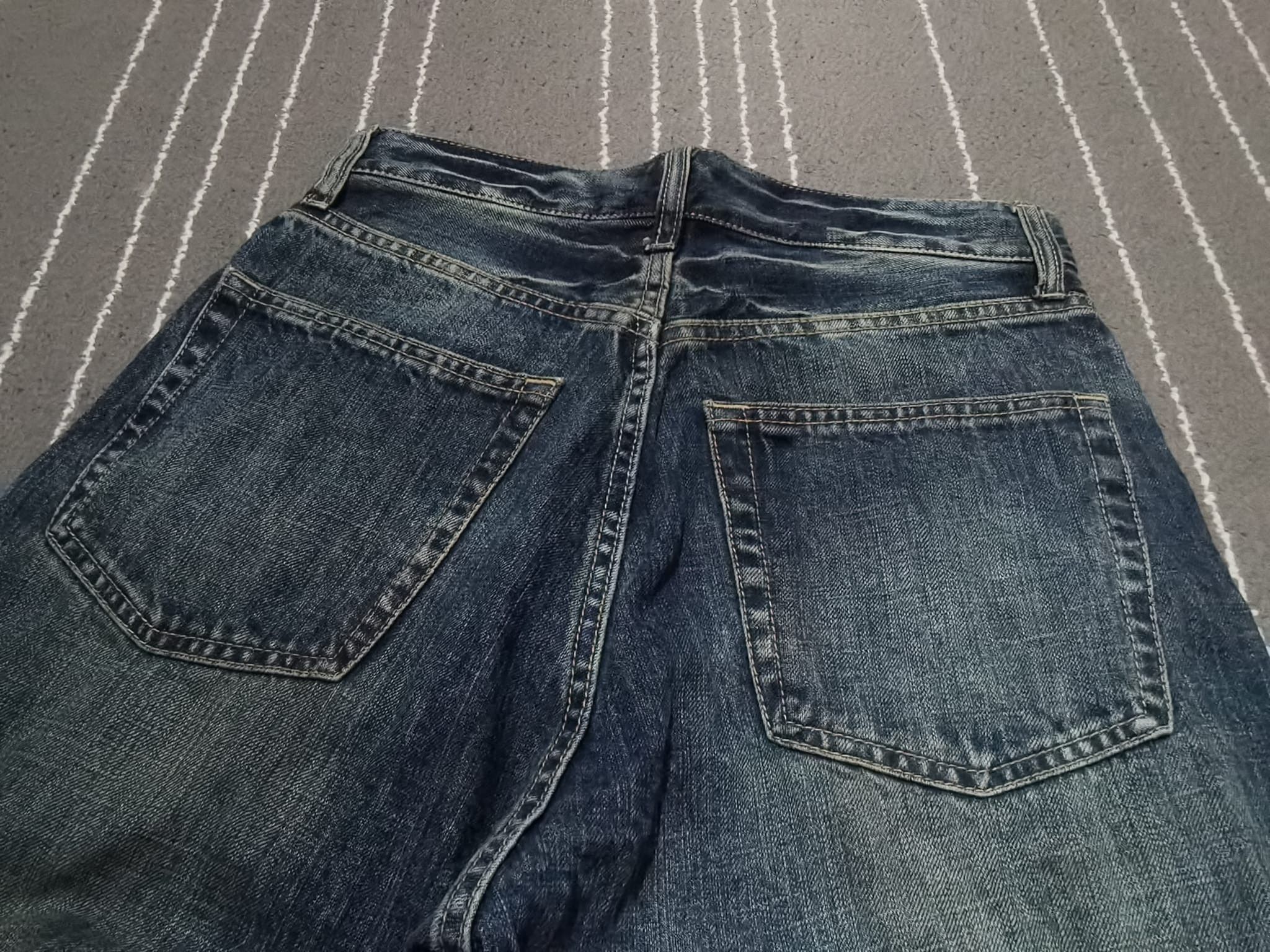 Japanese Brand Wagara raijin and fujin denim w27 2121 Size US 27 - 10 Thumbnail
