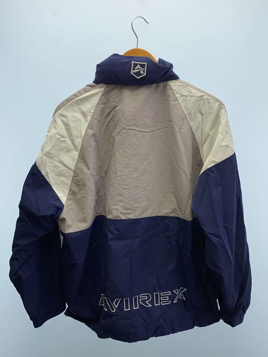Avirex Avirex Half-Zip Nylon Jacket Navy Gray Anorak Parka Size US M / EU 48-50 / 2 - 2 Thumbnail