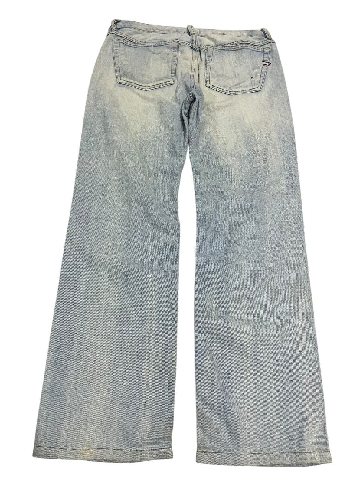 If Six Was Nine VINTAGE Y2K DIESEL LIGHT BLUE WASHED DENIM Size US 30 / EU 46 - 14 Thumbnail