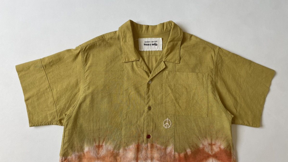 Story Mfg. Sample ‘Peace’ Tie Dye Print Shirt Size US M / EU 48-50 / 2 - 3 Thumbnail