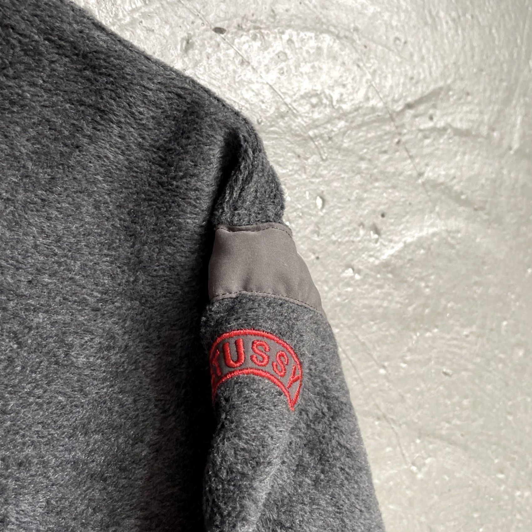Vintage VINTAGE Stussy Fleece Pullover Crewneck Sweatshirt L Gray 1990s-2000s Skateboarding Hip Hop USA 90s Streetwear Mens Womens Size US L / EU 52-54 / 3 - 2 Thumbnail