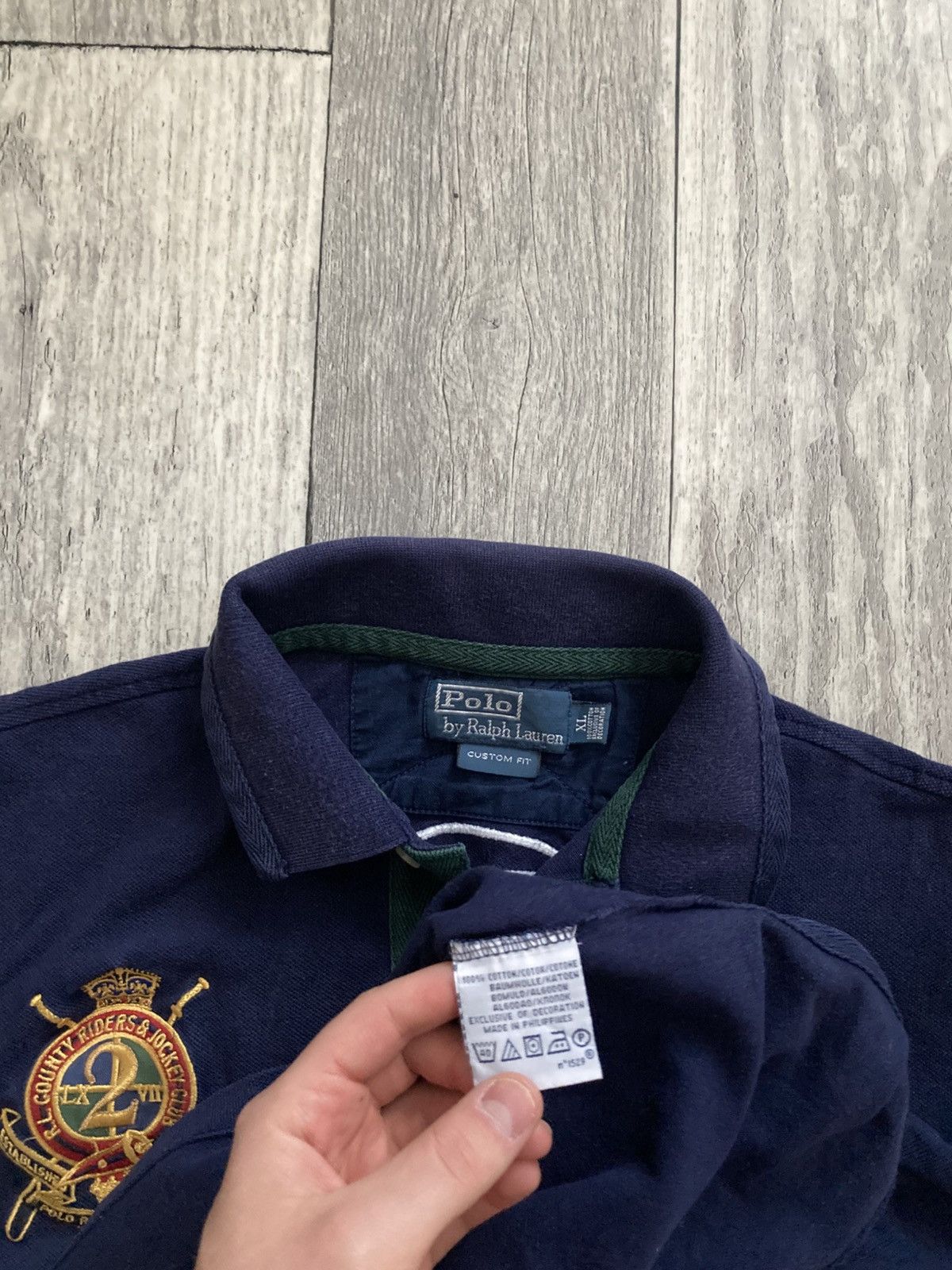 Polo Ralph Lauren × Vintage Vintage Ralph Lauren polo t-shirt tee chief keef XL Y2k drip Size US XL / EU 56 / 4 - 7 Thumbnail