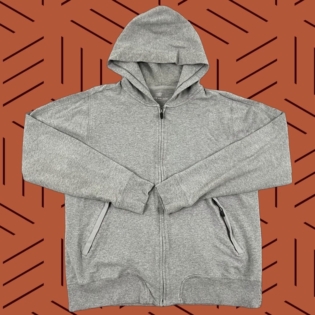 Vintage Mack Weldon Ace Hoodie Sweatshirt Men L Gray Full Zip Jacket Active Training Size US L / EU 52-54 / 3 - 1 Thumbnail