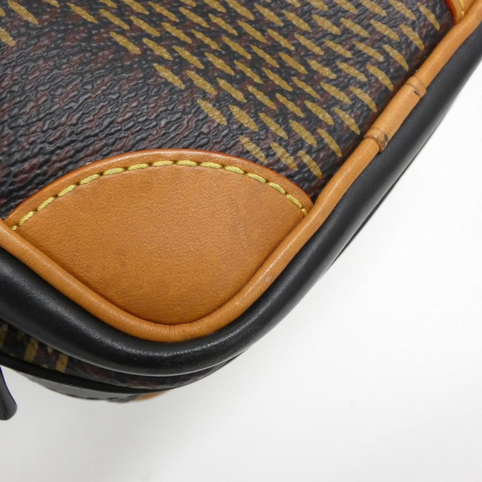 Louis Vuitton Coated Canvas Brown Shoulder Bags