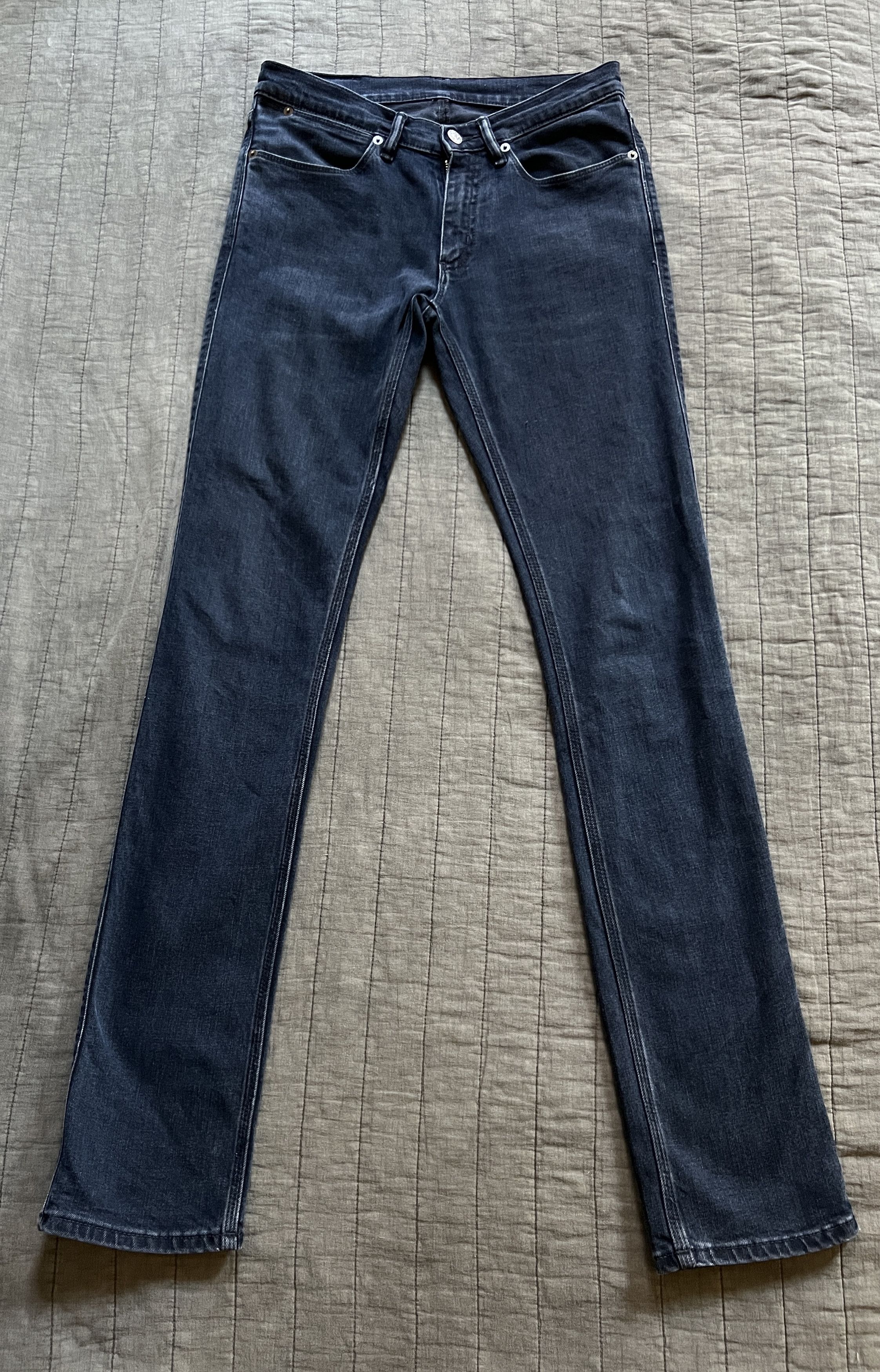 Acne Studios Max Blue Black Jeans Size US 28 / EU 44 - 1 Thumbnail