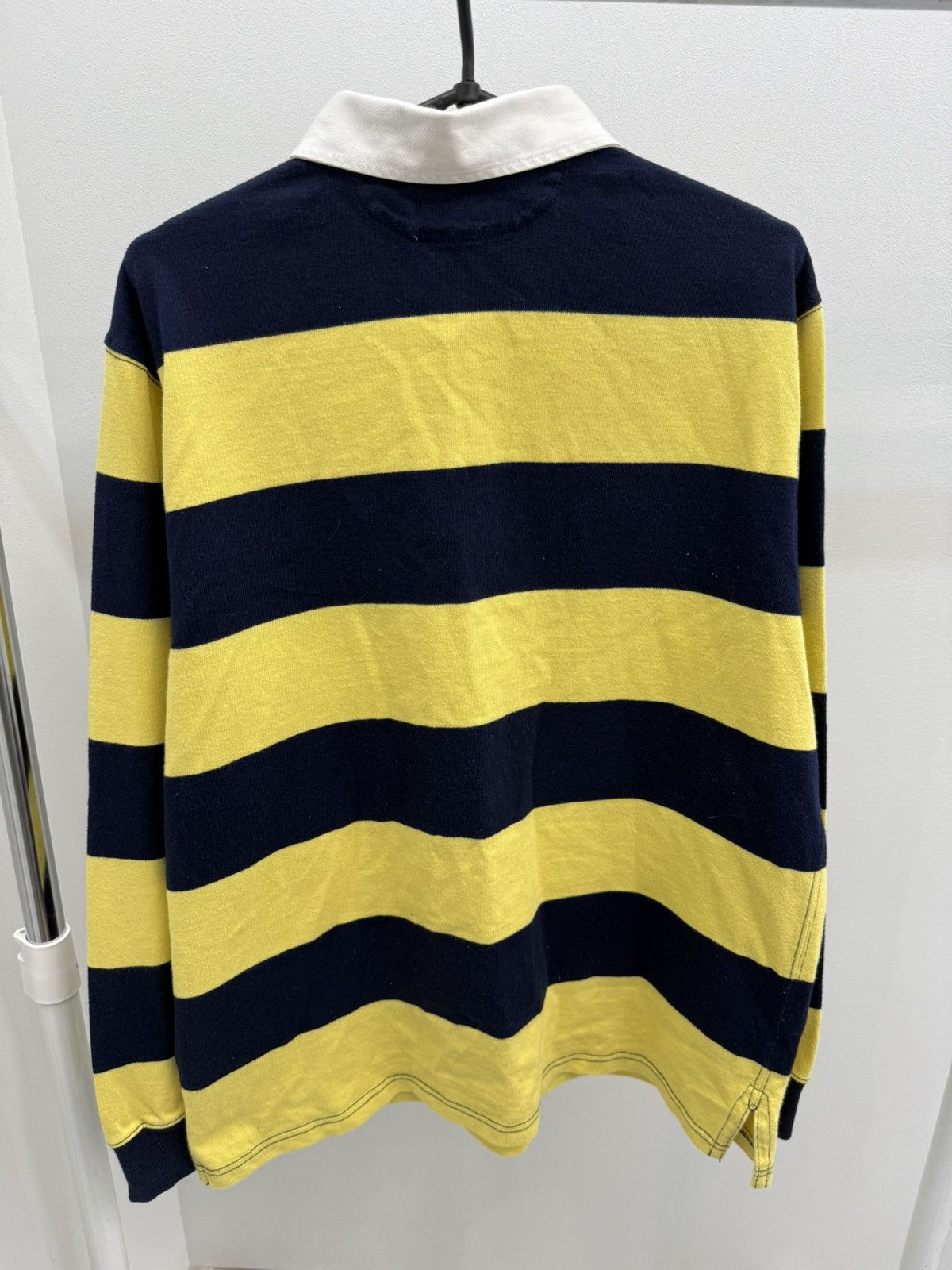 Polo Ralph Lauren Vintage Polo Ralph Lauren Logo Striped Rugby Pullover Shirt Size US L / EU 52-54 / 3 - 2 Thumbnail