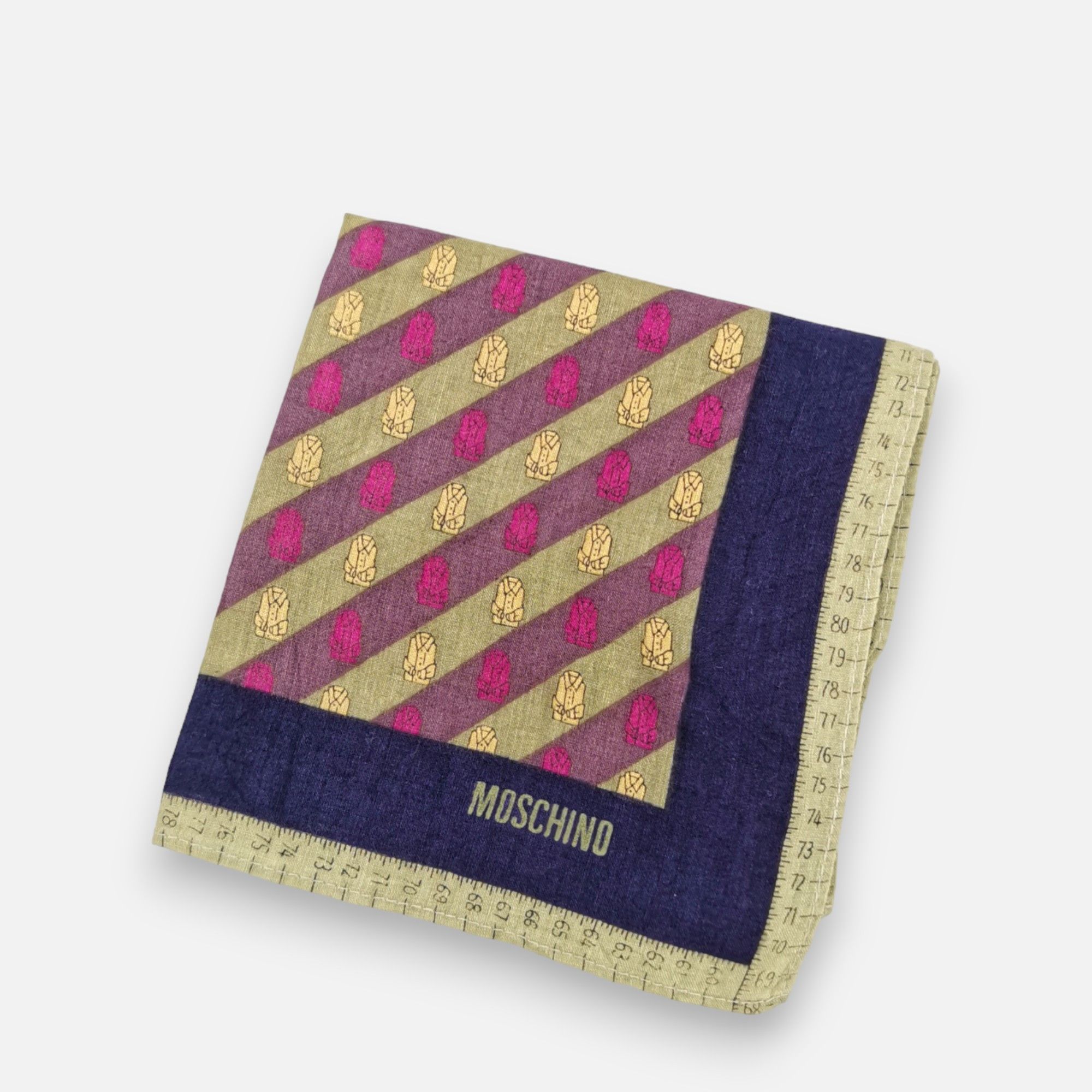 Moschino × Vintage Vintage Moschino Handkerchief Pocket Square Bandana Size ONE SIZE - 4 Thumbnail