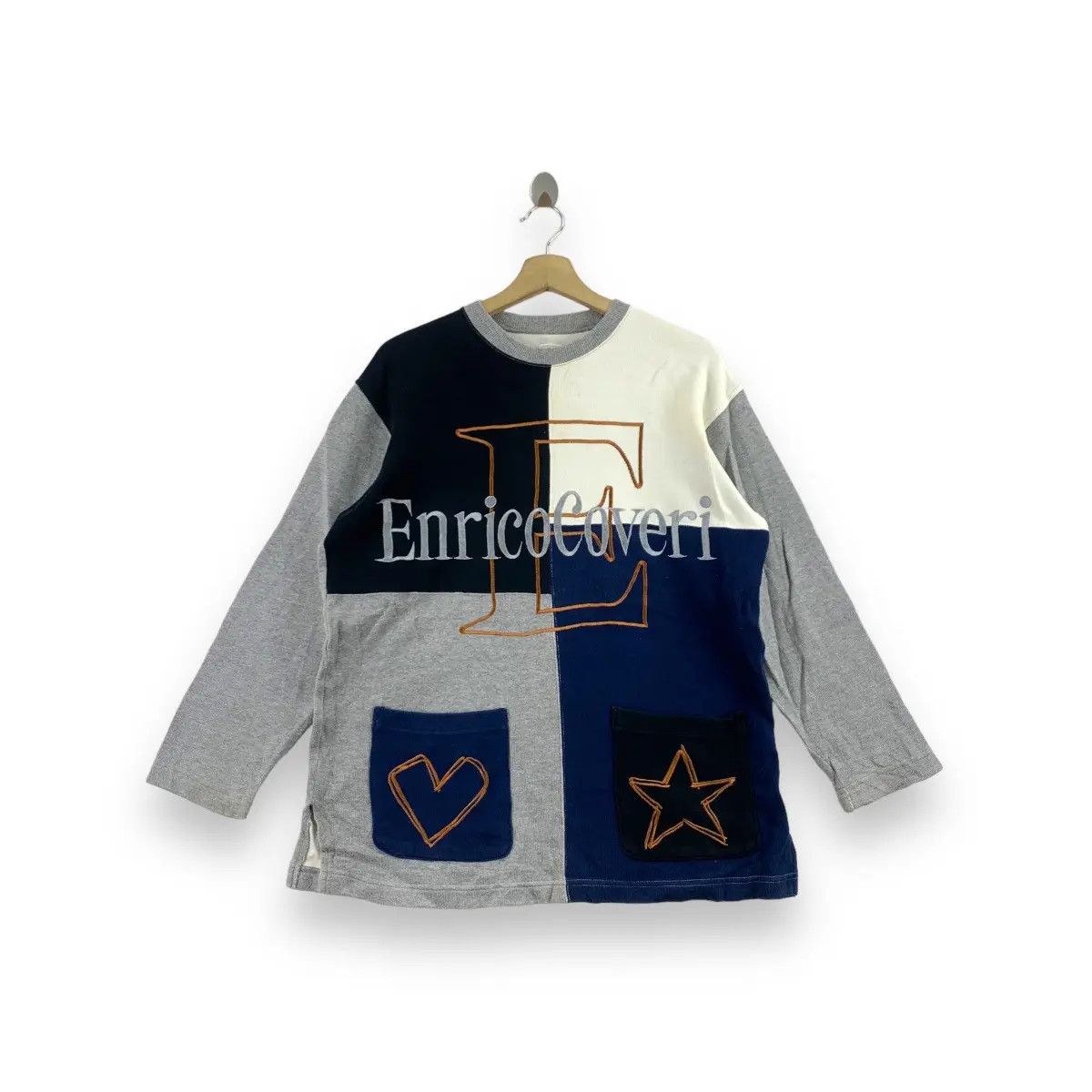 Vintage Vintage ENRICO COVERI SPORT ITALY Embroidered Size L / US 10 / IT 46 - 1 Thumbnail