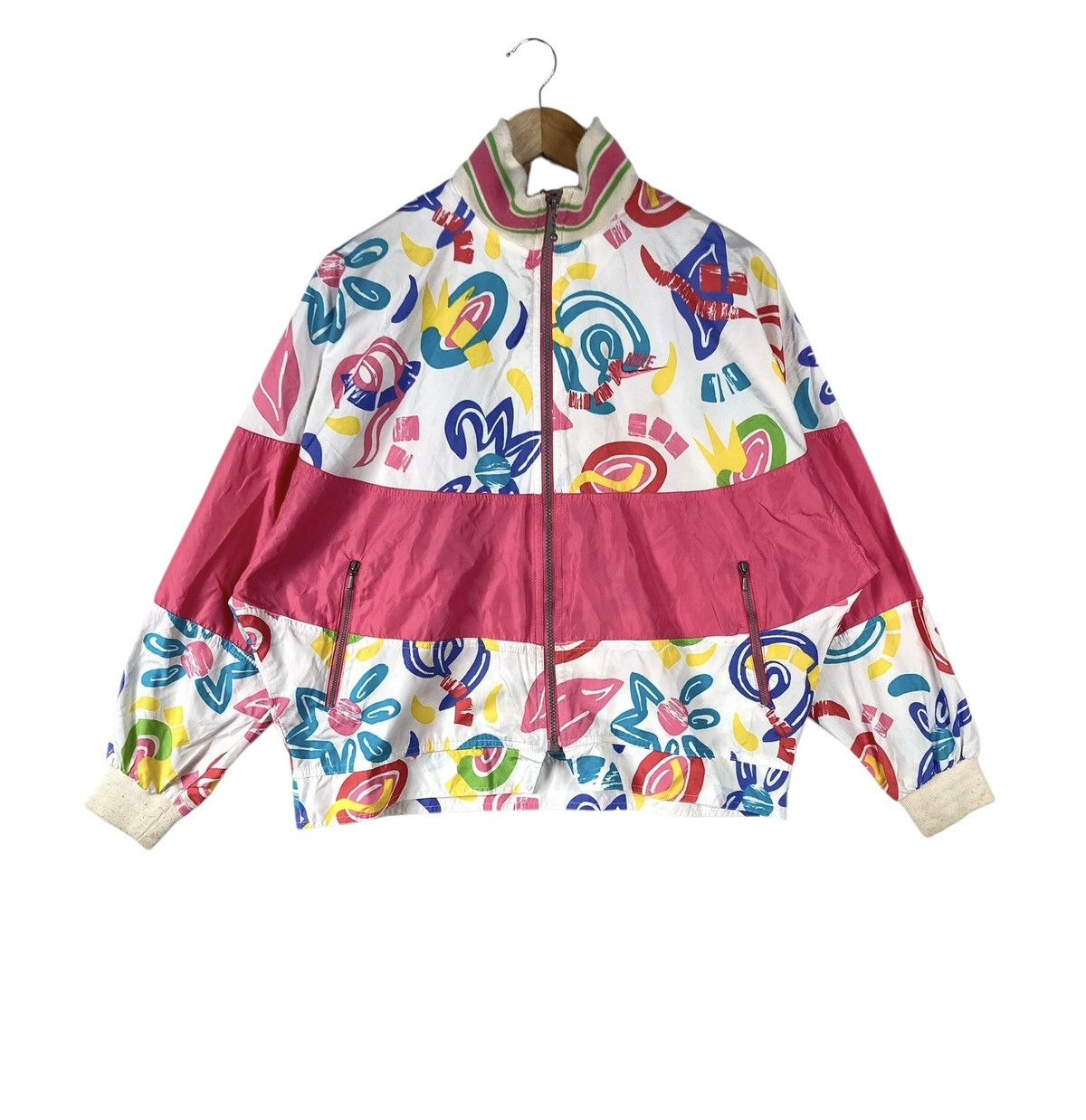 Nike Vintage 90s Nike Elite Challenge Court Swoosh Windbreaker Size M / US 6-8 / IT 42-44 - 1 Thumbnail