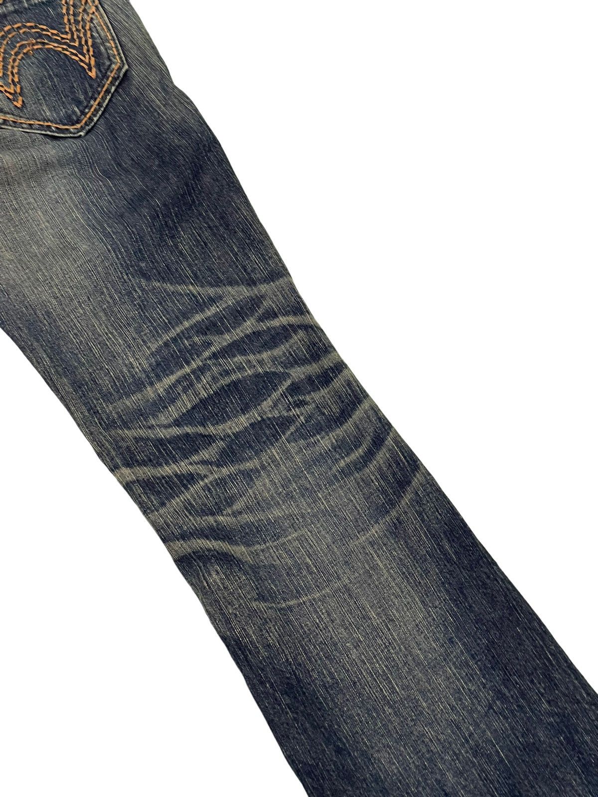 Edwin Flare Jeans Edwin Native Japan Distress Boot Cut 7🟦2 Size US 30 / EU 46 - 17 Thumbnail