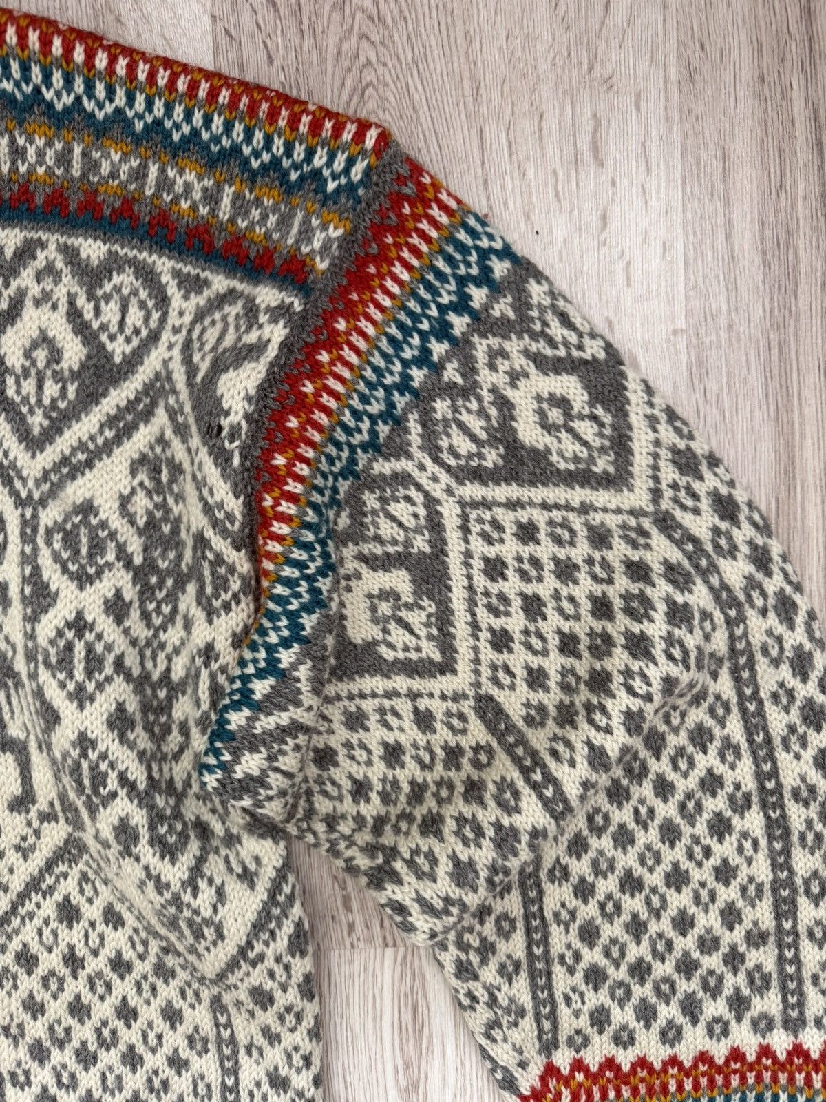 Dale Of Norway Dale Garn Wool Fair Isle Ski Sweater Oversize L 1990s Size US L / EU 52-54 / 3 - 9 Thumbnail