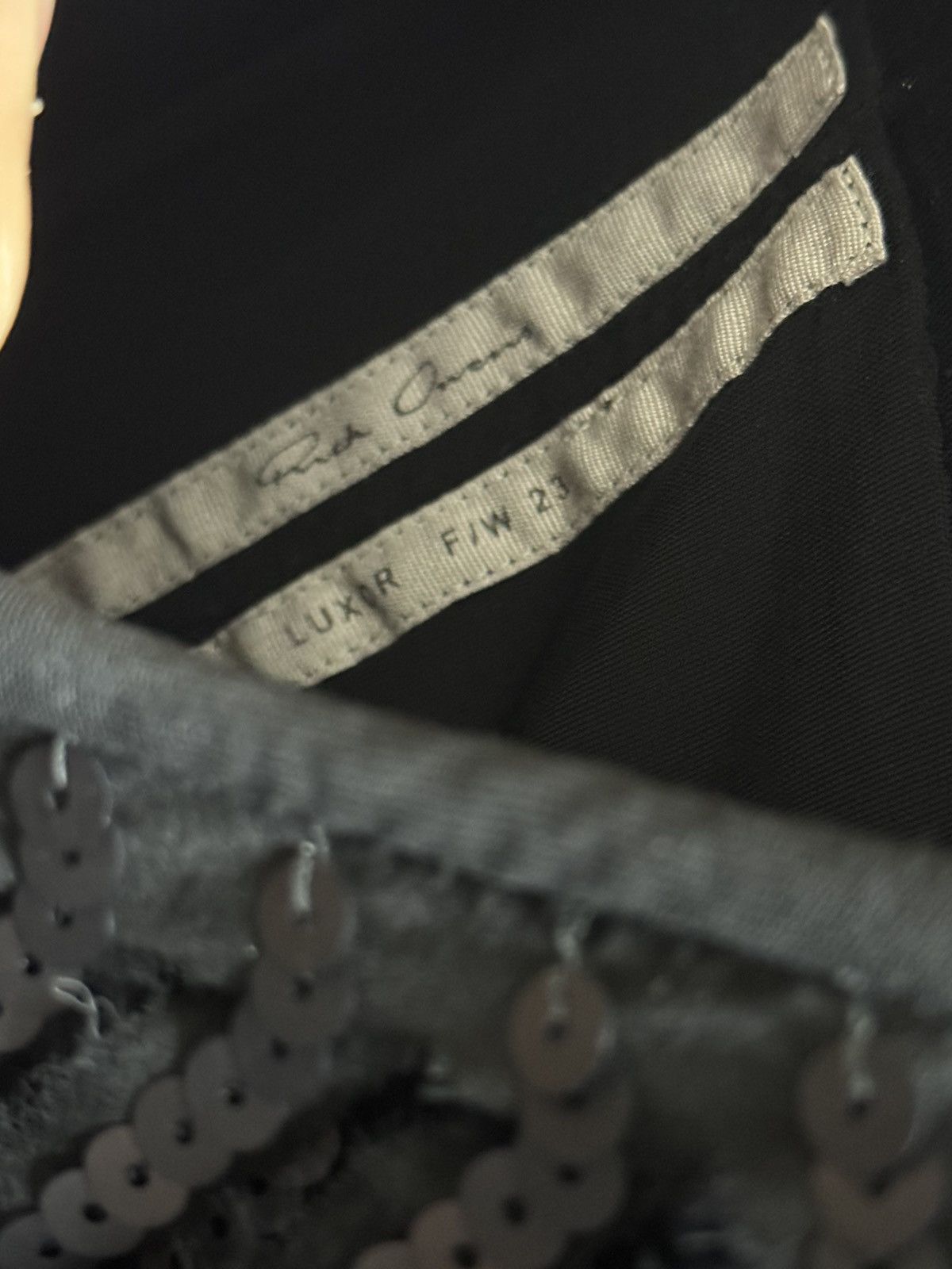 Rick Owens Rick owens 23FW Sequin tassel TEC Size S / US 4 / IT 40 - 4 Thumbnail