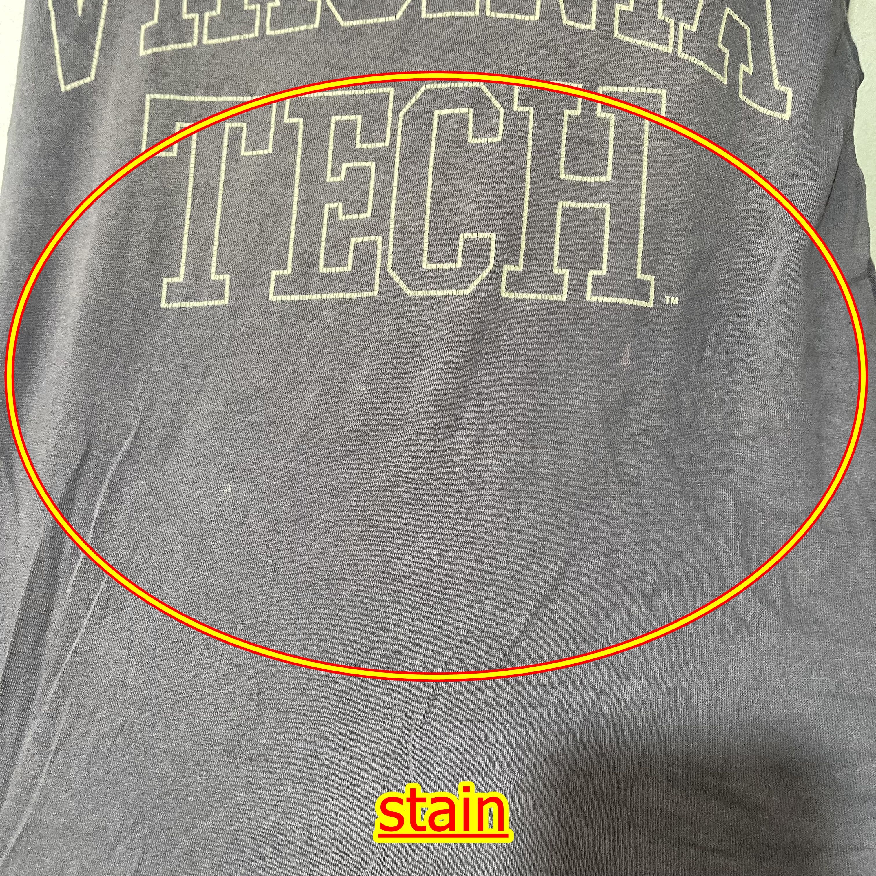 Vintage Vintage 90s Virginia Tech Shirt Size US XL / EU 56 / 4 - 7 Thumbnail