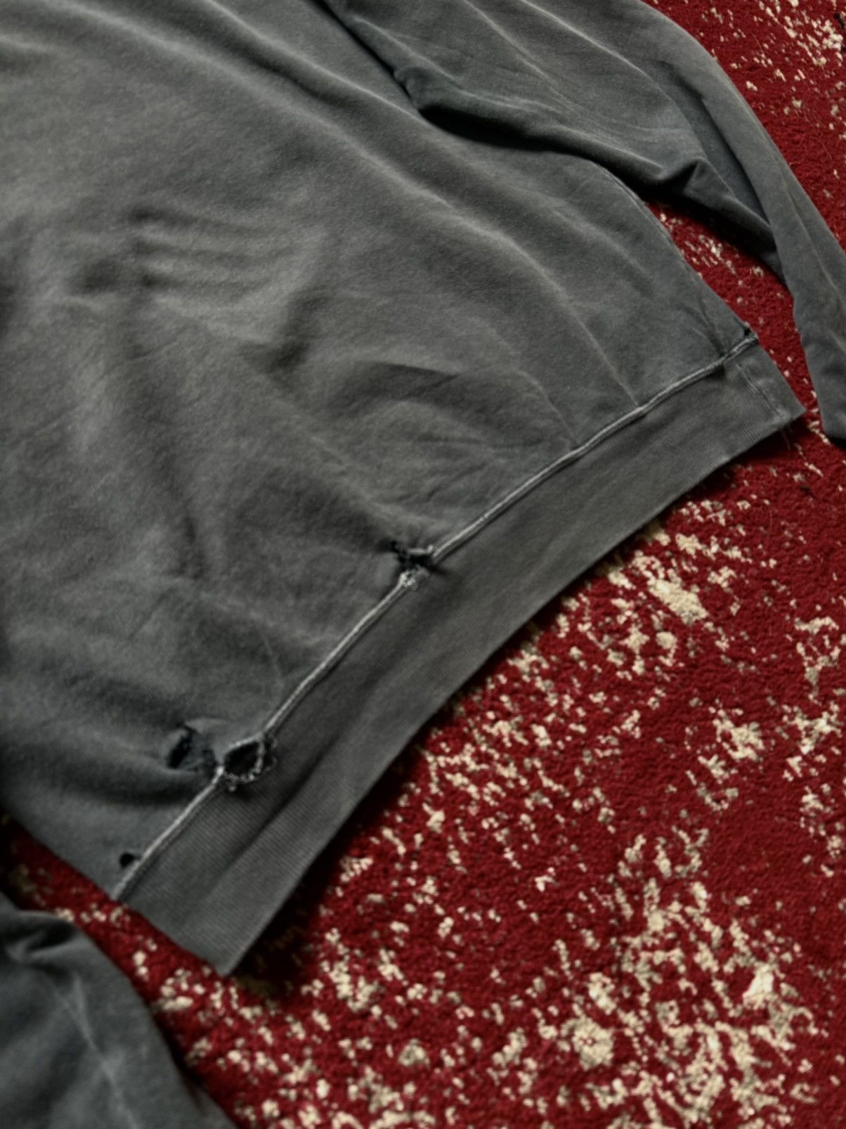 Saint Laurent Paris THRASHED Hedi era MALIBU hoodie Size US S / EU 44-46 / 1 - 8 Thumbnail