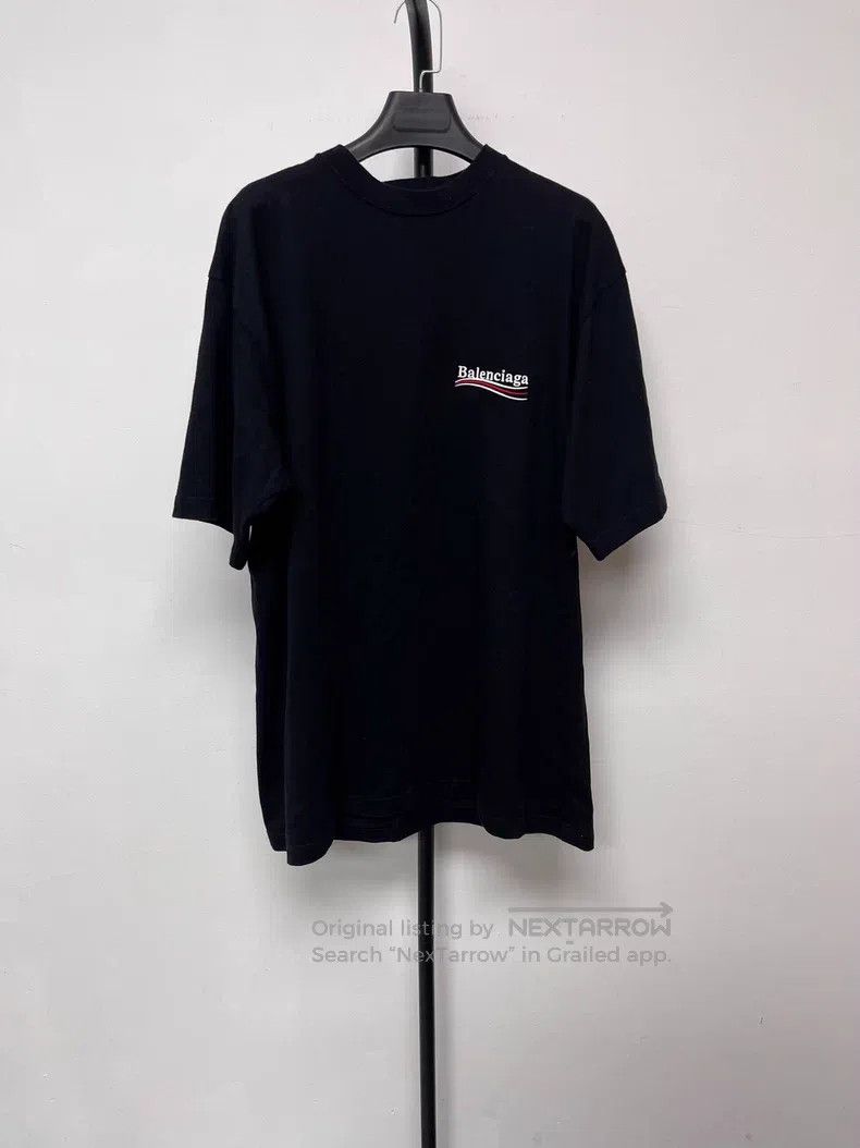 Balenciaga Balenciaga Coke Embroidered Loose Fit Short Sleeve T-Shirt Size US S / EU 44-46 / 1 - 1 Thumbnail