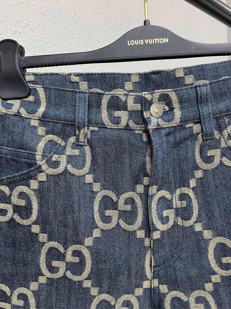 Gucci GucciOld Flower Pineapple Denim Shorts 2503-Nextarrow Size US 30 / EU 46 - 3 Thumbnail