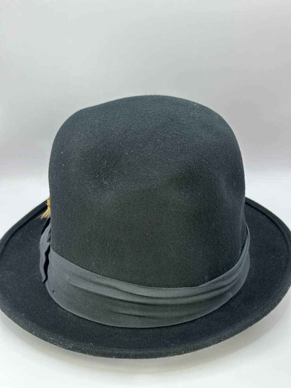 Designer Huckel Superior Wool Bowler Hat Made USA Classic Fedora Size ONE SIZE - 4 Thumbnail