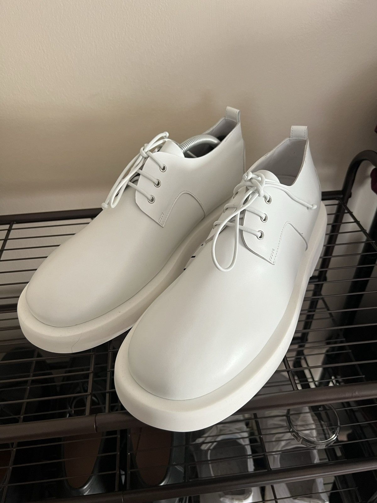 Marsell MARSELL White Gomme Gommello Derbys Size US 9.5 / EU 42-43 - 4 Thumbnail