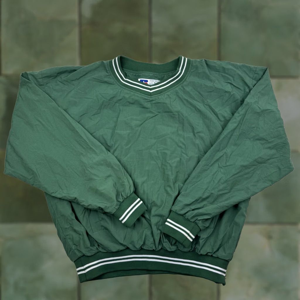 Reebok VINTAGE Reebok Jacket Windbreaker Adult L Green 90s Pockets Mens Size US L / EU 52-54 / 3 - 1 Thumbnail