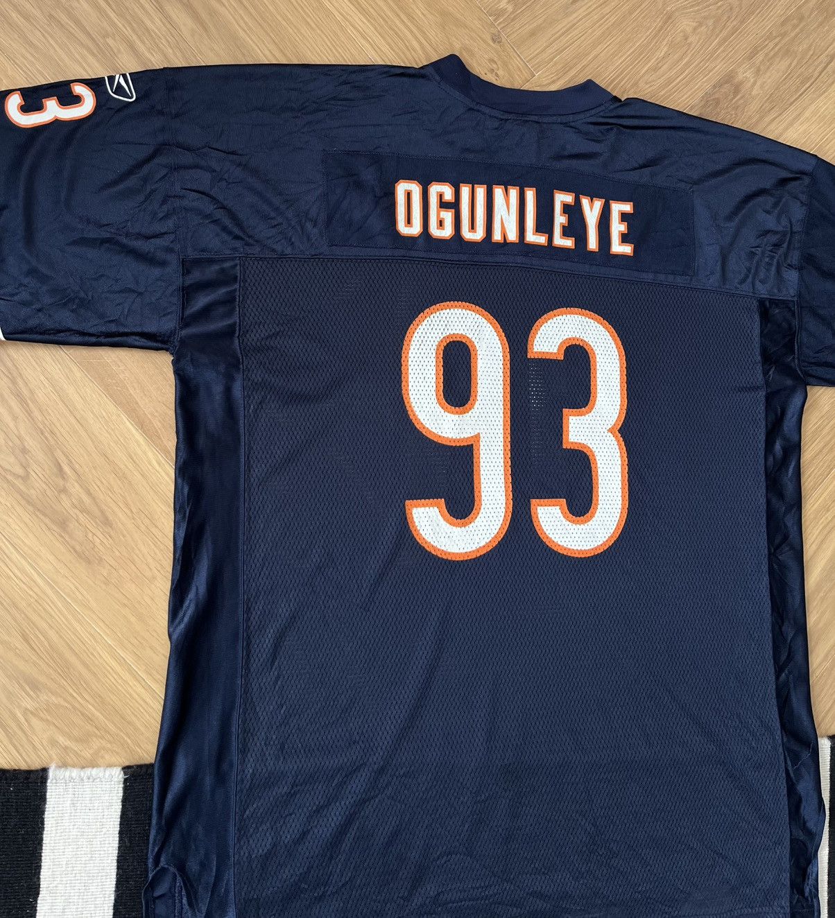 Reebok Vintage Adewale Ogunleye Chicago Bears 93 Reebok Home Jersey Size US XXL / EU 58 / 5 - 7 Thumbnail
