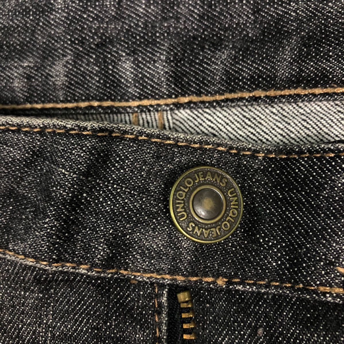 Japanese Brand 🔥VINTAGE DENIM JEANS RICH BLACK UNIQLO JAPAN ISSEY MIYAKE Size US 32 / EU 48 - 18 Thumbnail