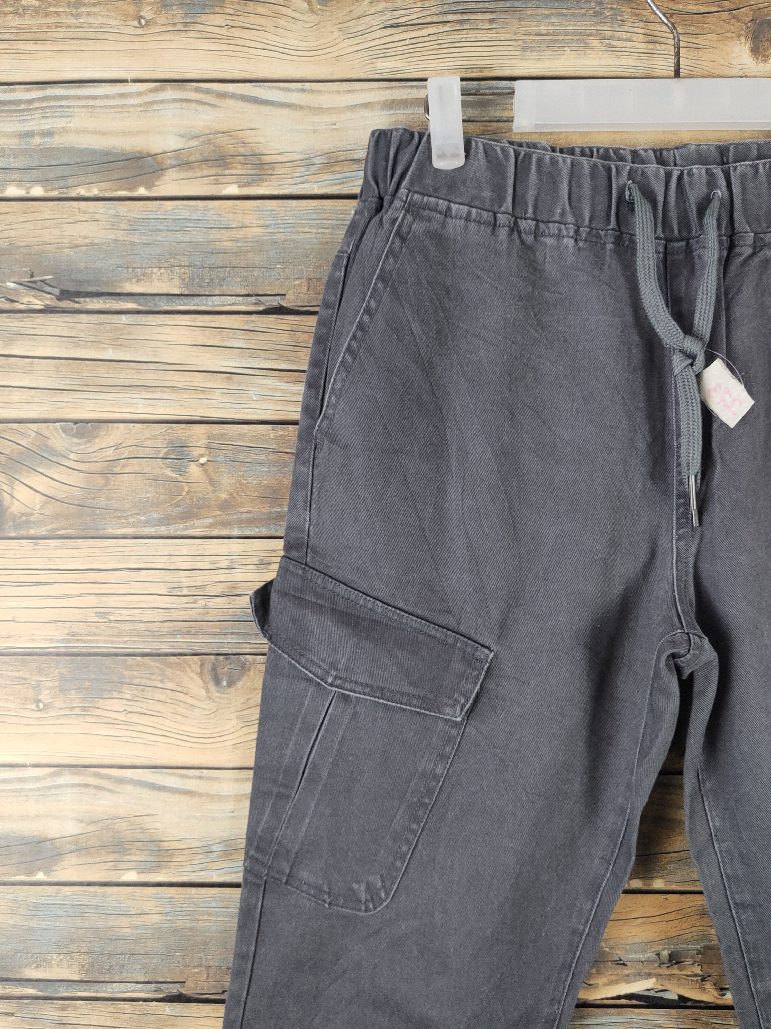 Japanese Brand DLL H.Connect Gray Multipocket Tactical Cargo Pants #273 Size US 30 / EU 46 - 3 Thumbnail