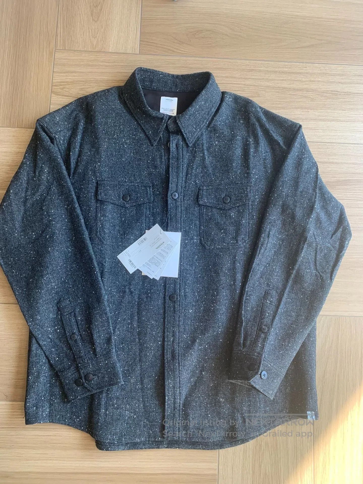Visvim VISVIM LUMBER TWEED L/S Shirt Jacket. Size US XL / EU 56 / 4 - 1 Thumbnail
