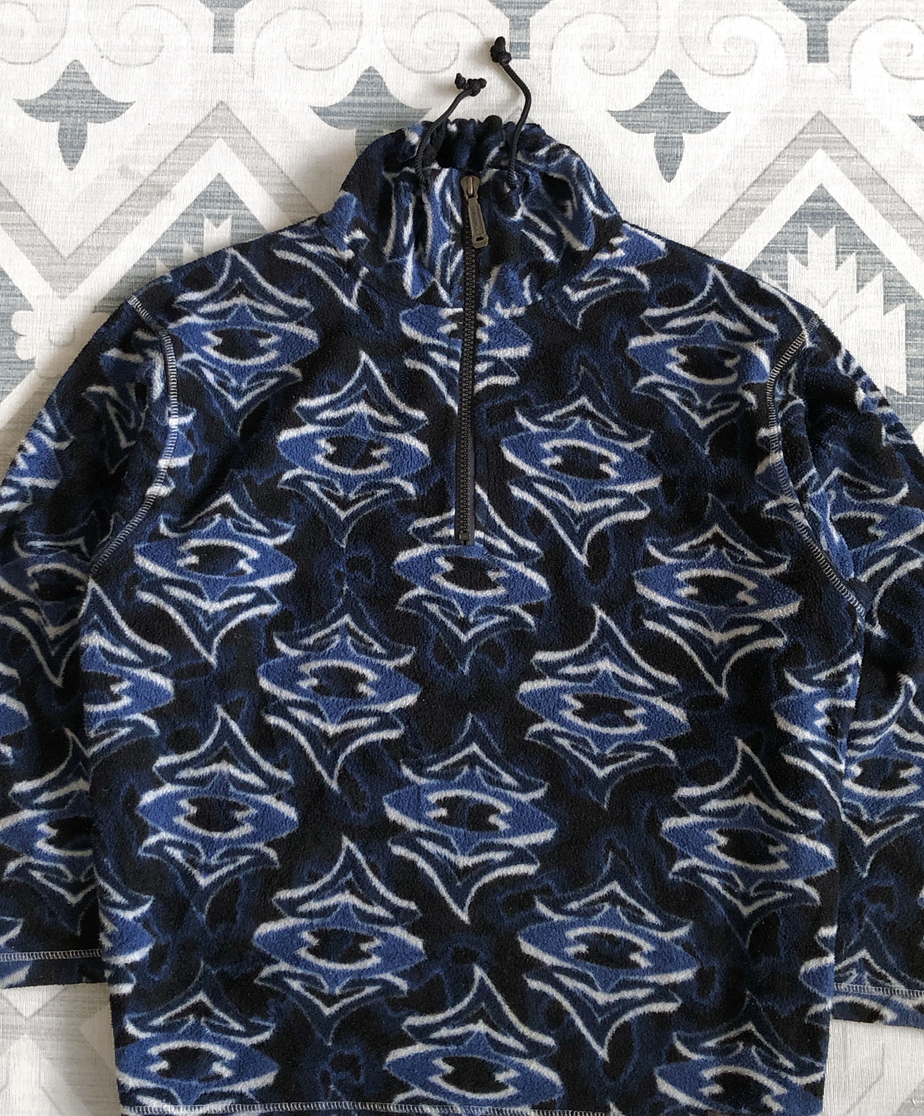 O'Neill × Vintage VINTAGE 90’S O’NEILL HALFZIP FLEECE JACKET Size US XL / EU 56 / 4 - 4 Thumbnail