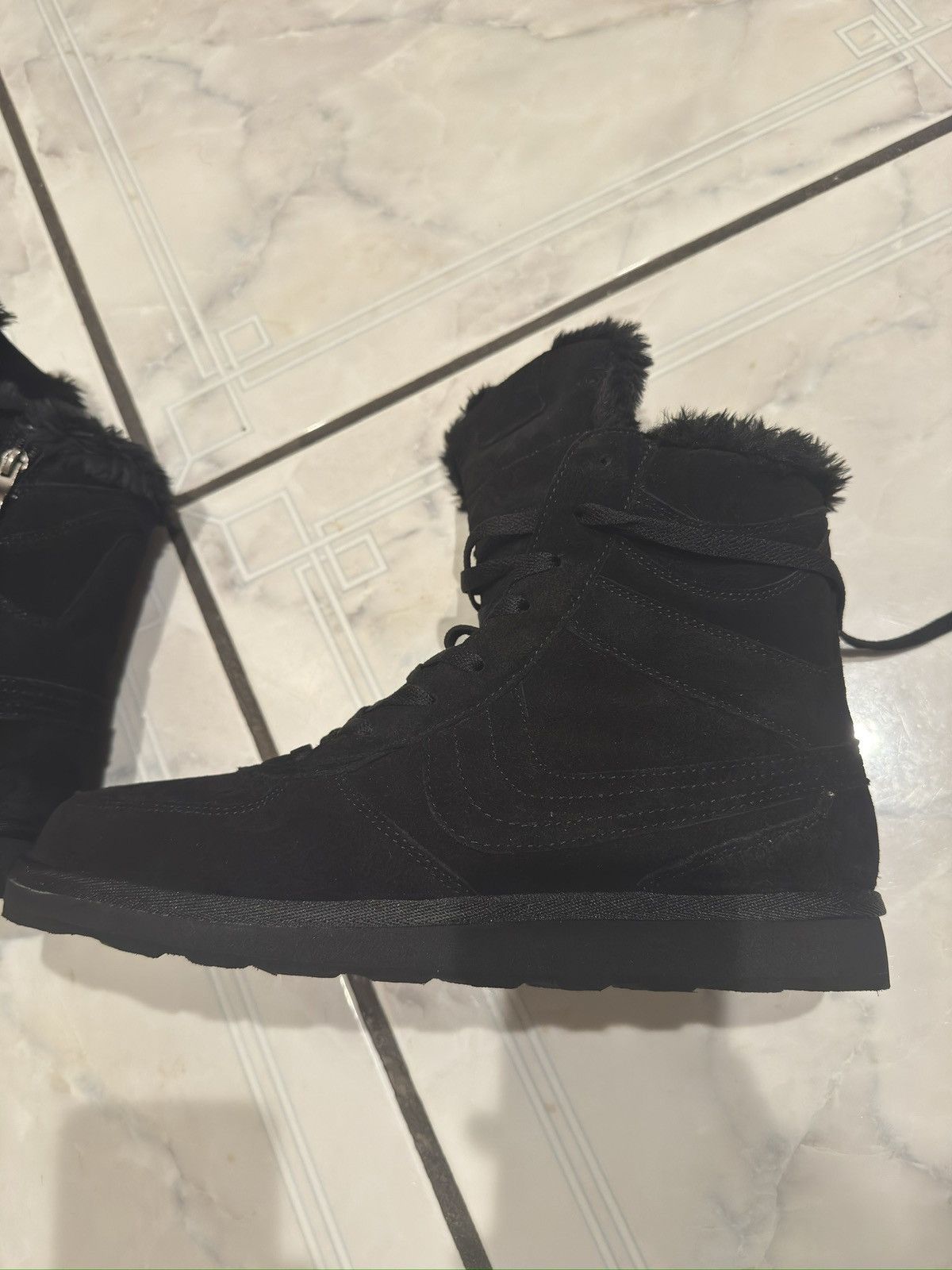 Grimykids Early Access Exclusive BLACK RUGGS (Rick Owen UGGs) Size US 9 / EU 42 - 4 Thumbnail