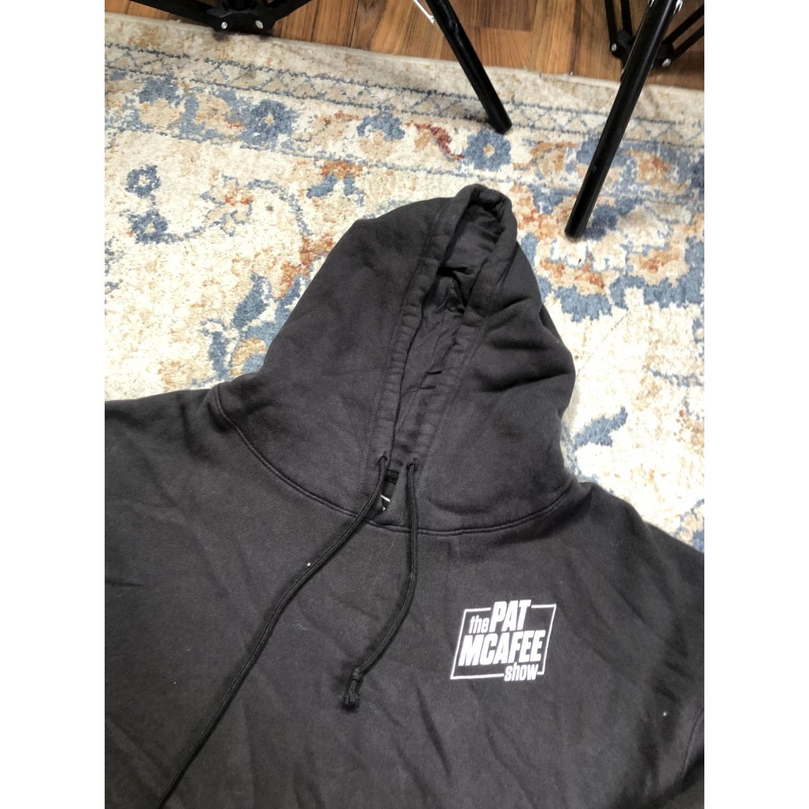 Vintage The Pat McAfee Show Hoodie Sweatshirt Mens 3XL Black Fleece Graphic Logo Size US XXL / EU 58 / 5 - 6 Thumbnail