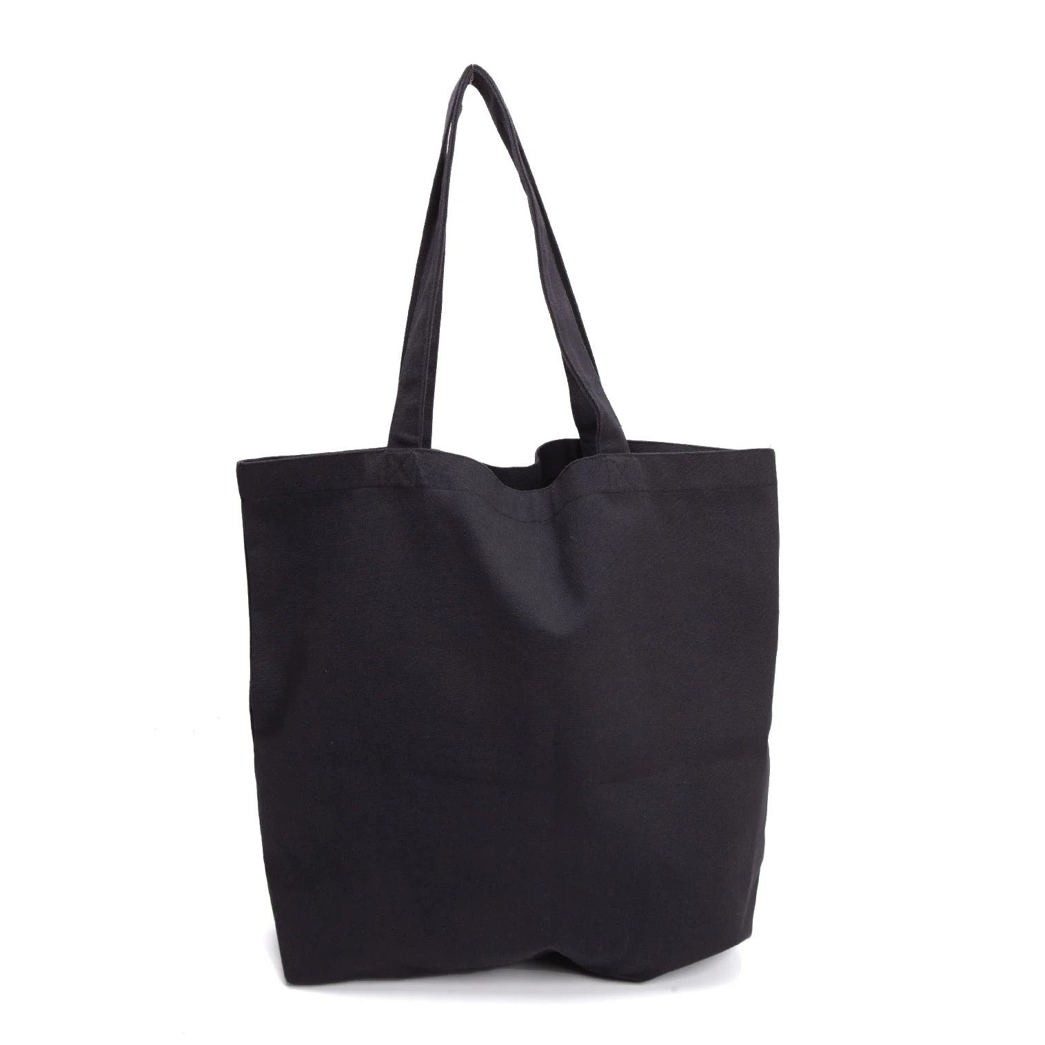 Yohji Yamamoto Logo Print Canvas Tote Bag in Black Size ONE SIZE - 4 Thumbnail