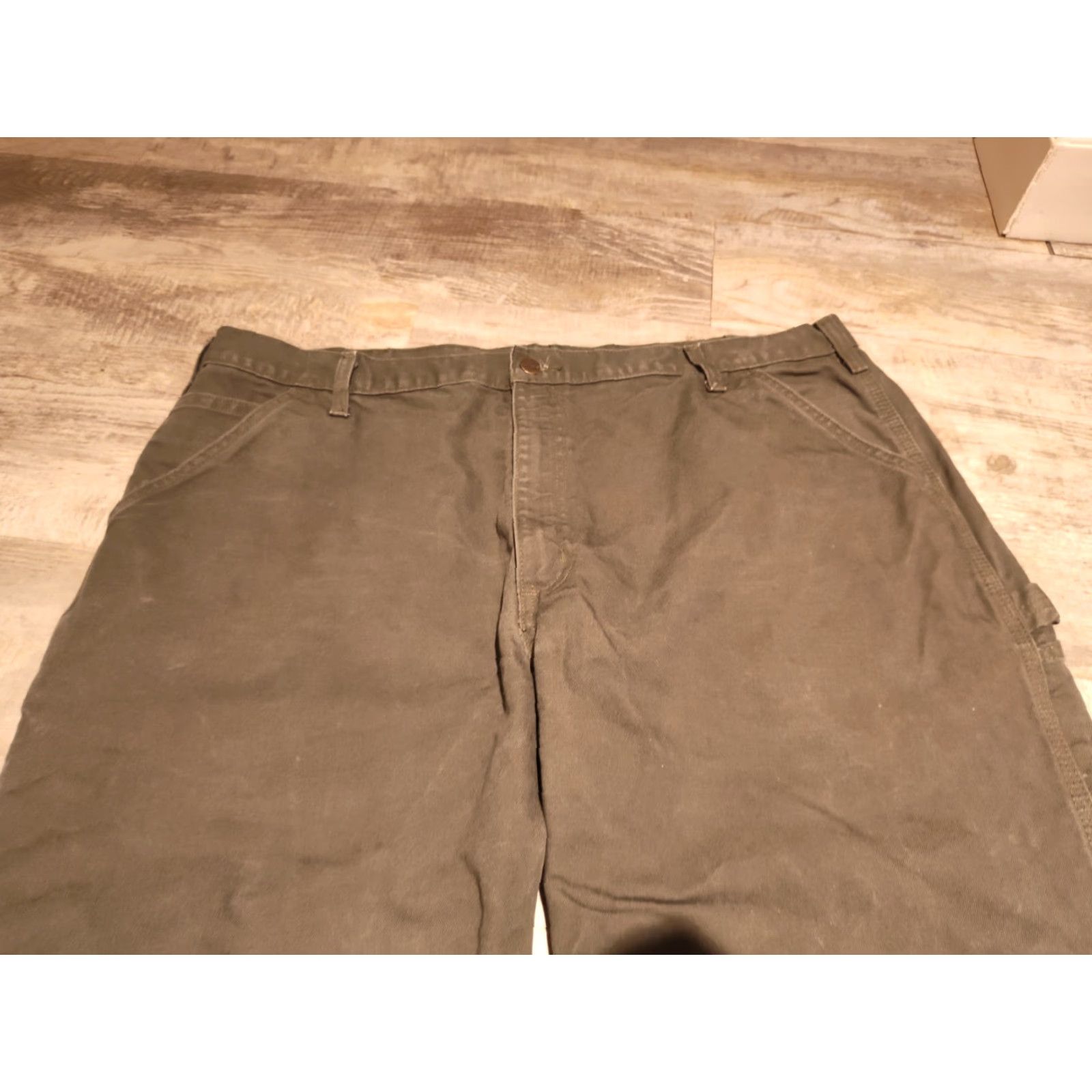 Carhartt Vintage Carhartt B11 MOS Men’s Carpenter Pants 42x32 Green Workwear Duck Canvas Size US 42 / EU 58 - 4 Thumbnail