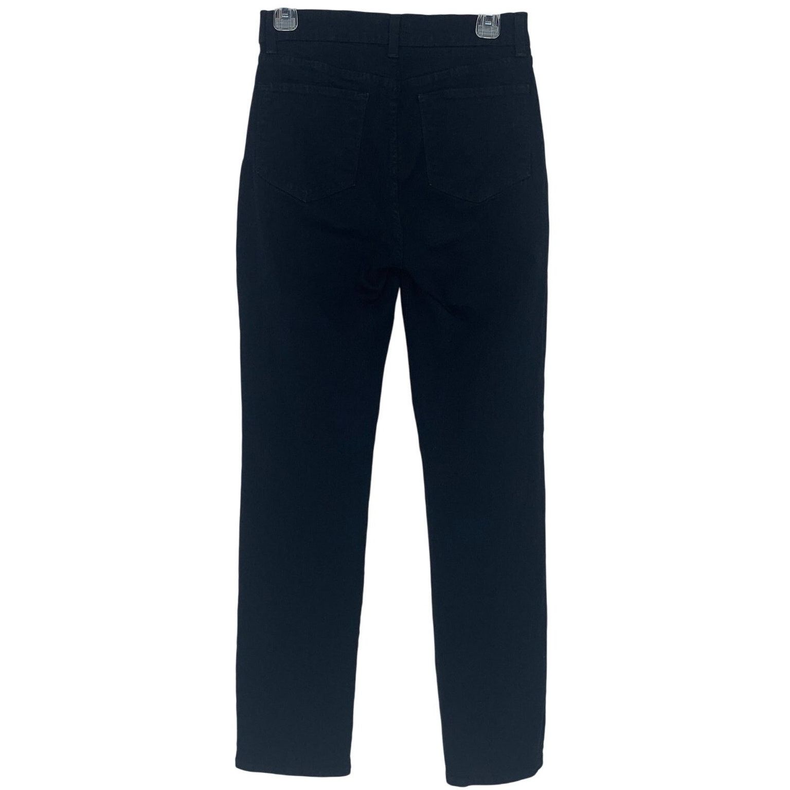 NYDJ NYDJ Women's Size 10 Black Marilyn Straight 431B Stretch Size 32" / US 10 / IT 46 - 4 Thumbnail