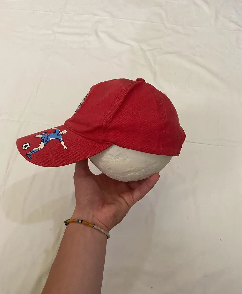 Vintage VINTAGE 90’S FC BAYERN MUNICH SOCCER FADED RED CAP HAT Y2K Size ONE SIZE - 2 Thumbnail