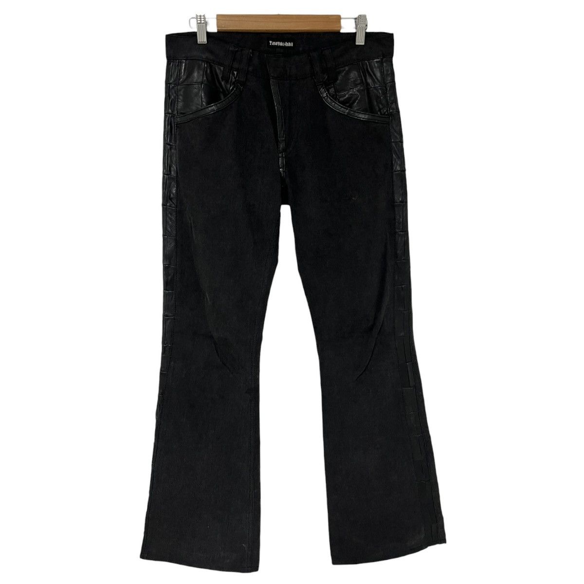 Yasuyuki Ishii Yasuyuki ishii leather panel denim Size US 32 / EU 48 - 1 Thumbnail