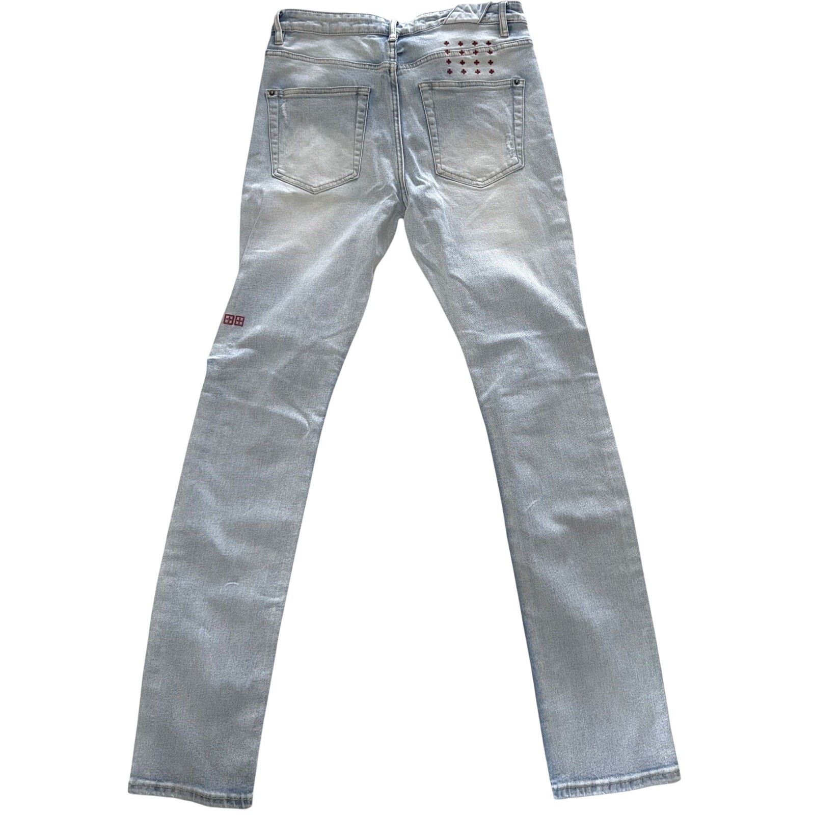 Ksubi Ksubi Chitch Lion Slim Tapered Fit Distressed Jeans Size US 31 - 2 Thumbnail