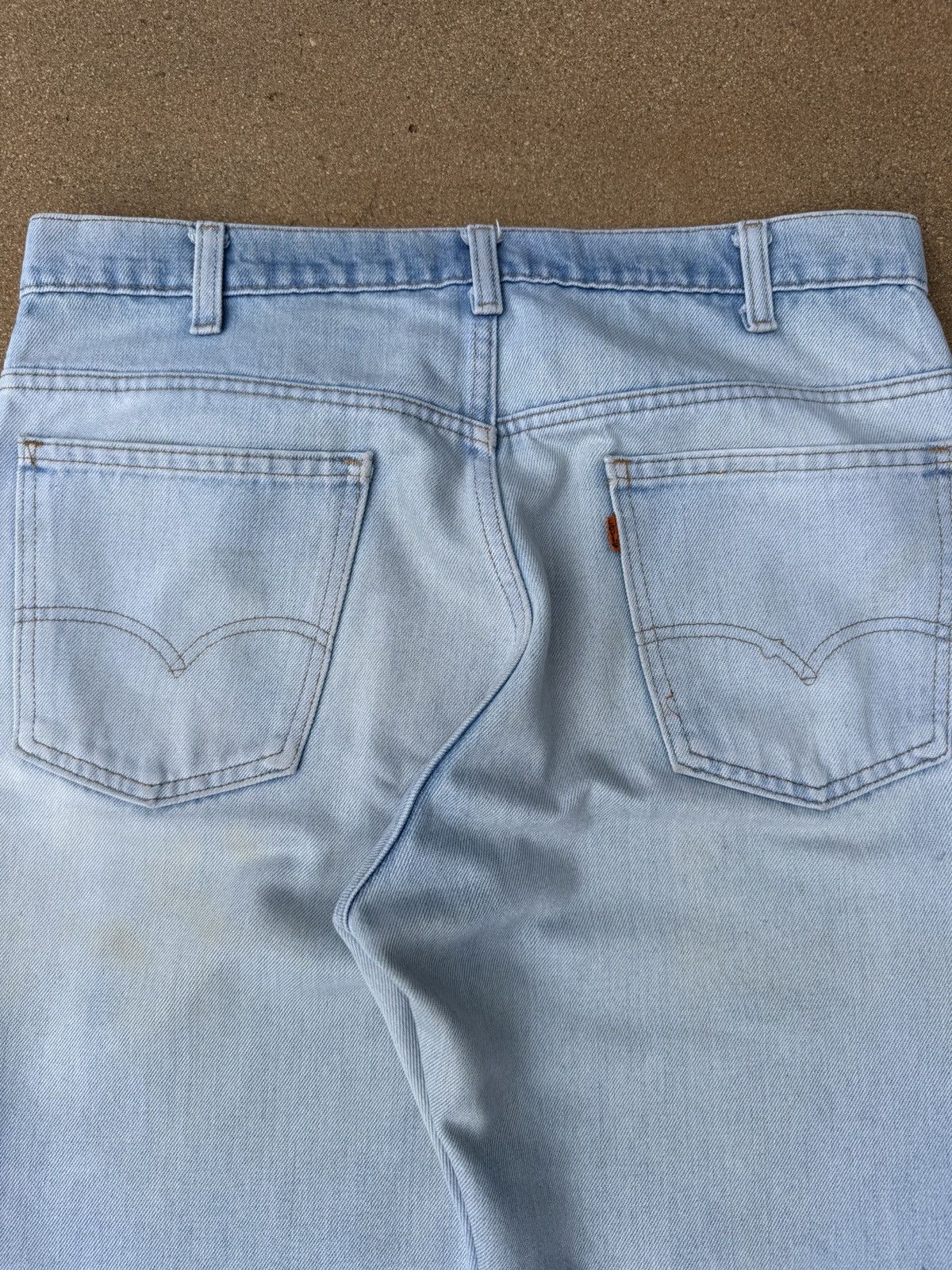 Levi's × Vintage Vtg 80’s Levi’s 646 Orange Tab Bellbottom Flare Jeans 35x29 Size US 35 - 7 Thumbnail