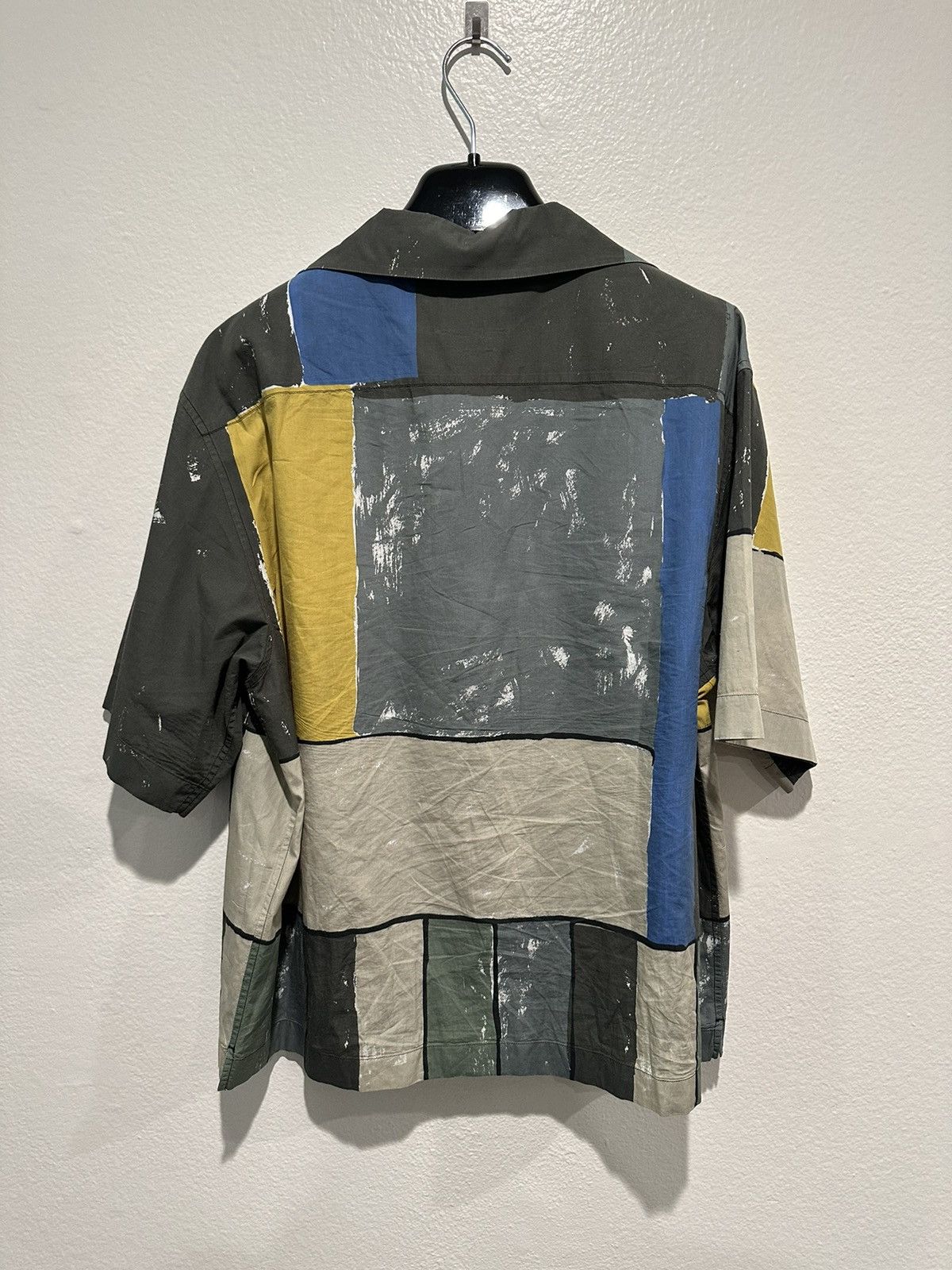 Prada SS17 Abstract Wine Shirt Size US XL / EU 56 / 4 - 5 Thumbnail
