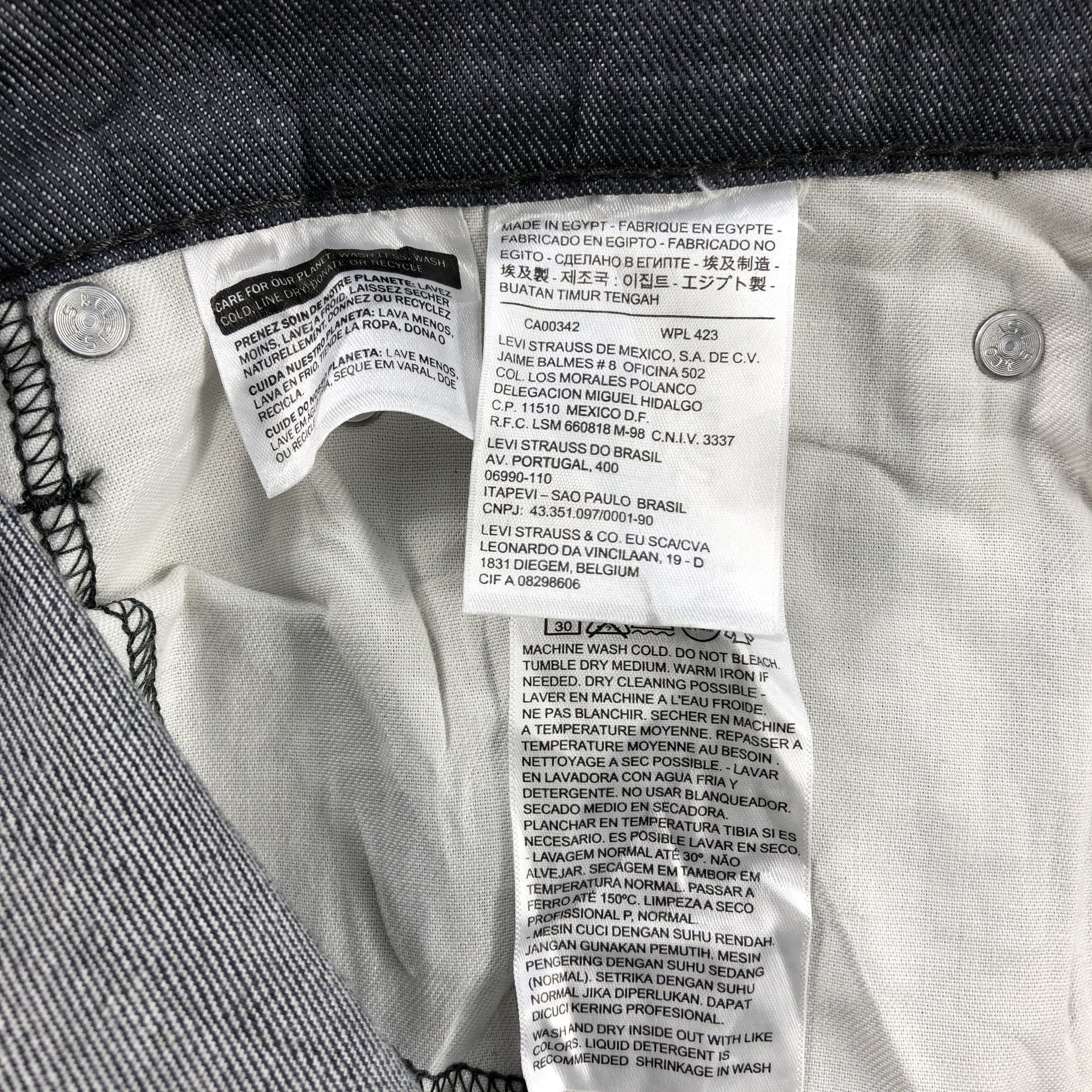 Levi's × Vintage Vintage Levis 514 Black Jeans-JM1038 Size US 41 - 9 Thumbnail