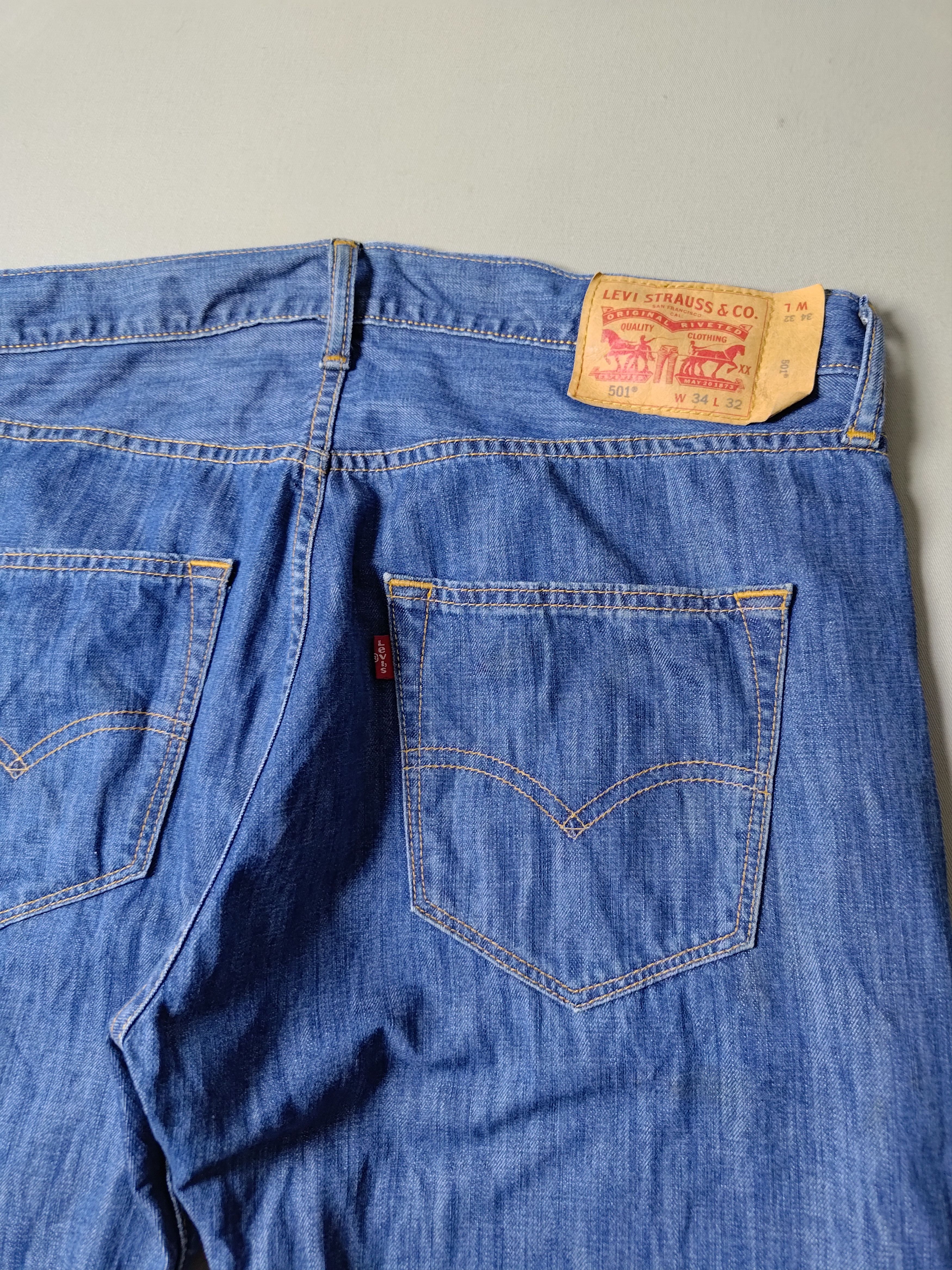 Levi's Levi's 501 Jeans Mens 34*32 Size US 36 / EU 52 - 7 Thumbnail