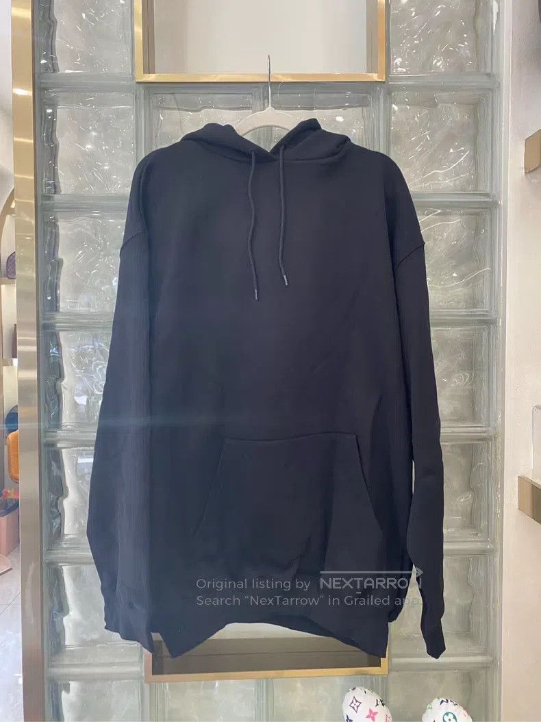 Balenciaga Balenciaga Black Hoodie with Logo, Size L Size US XXS / EU 40 - 1 Thumbnail