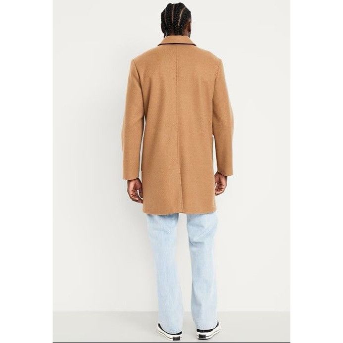 Old Navy Old Navy Men's Brushed Topcoat Color Camel Size Medium NEW Size US M / EU 48-50 / 2 - 4 Thumbnail