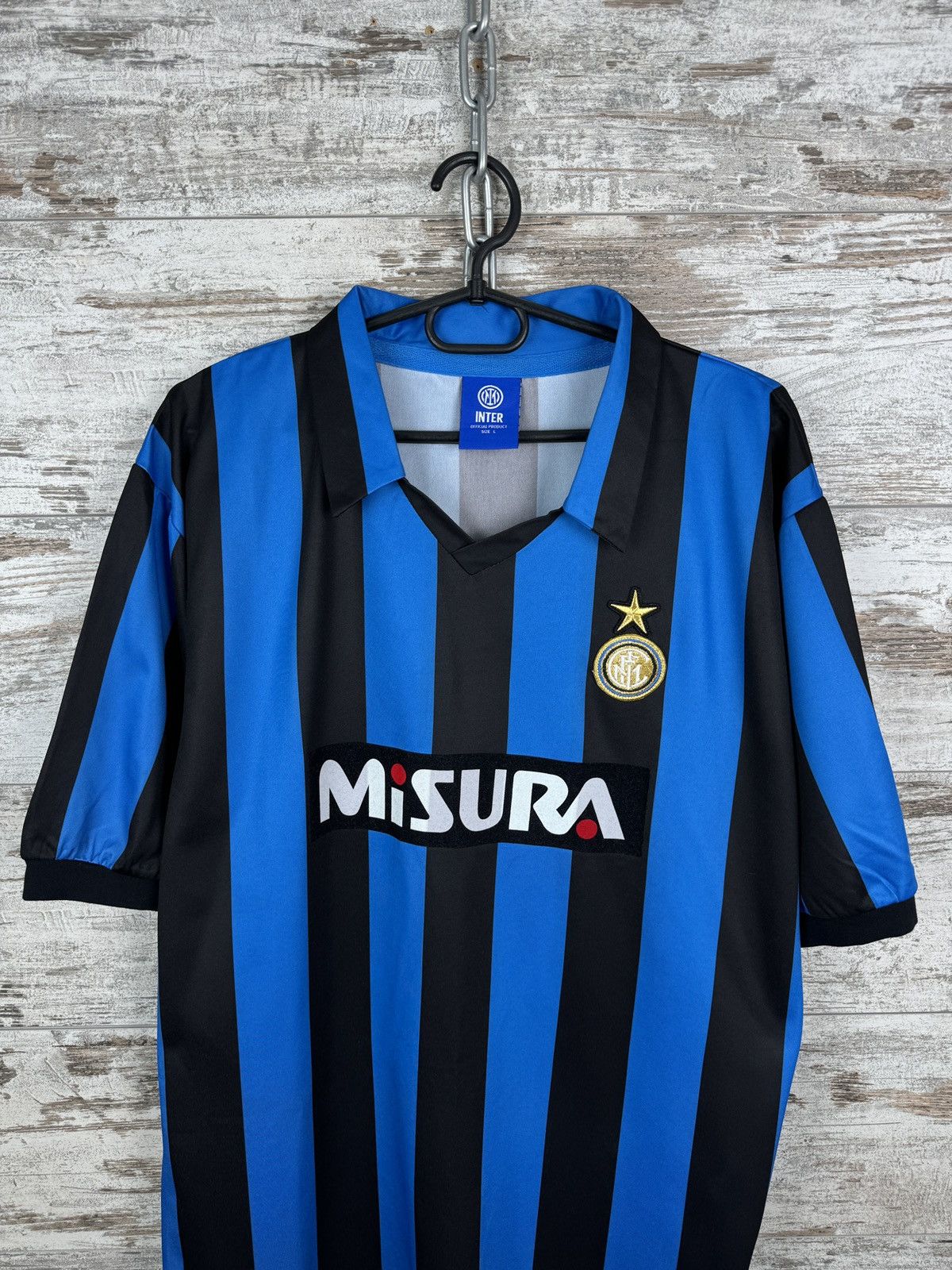 Other Mens Vintage Inter Milan FC T-shirt Internazionale jersey Size US L / EU 52-54 / 3 - 1 Thumbnail
